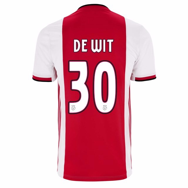 Camiseta Ajax 1ª De Wit 2019-2020 Rojo